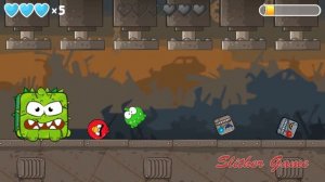 RED BALL 4: (ANGRY BIRD + OM NOM) BALL with (PIG +OM NOM) BOSSES VOLUME 3 NEW UPDATE