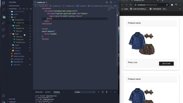 18 first reusuable component loader смотреть онлайн