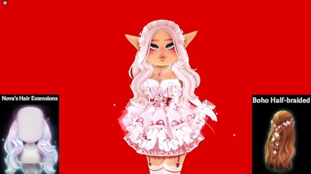 10+ SUPER CUTE VALENTINES DAY HAIR COMBOS WITH THE NEW HAIRS UPDATE! ROBLOX Royale High Hair Hacks смотреть онлайн