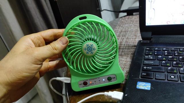Автономный вентилятор с Usb и сменным аккумулятором смотреть онлайн