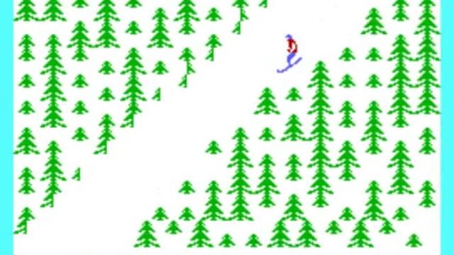 ПК8000, игра "Слалом" (PC8000, Slalom) смотреть онлайн