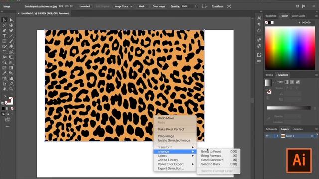 Create A Clipping Mask On A Text - Adobe Illustrator 2020 смотреть онлайн