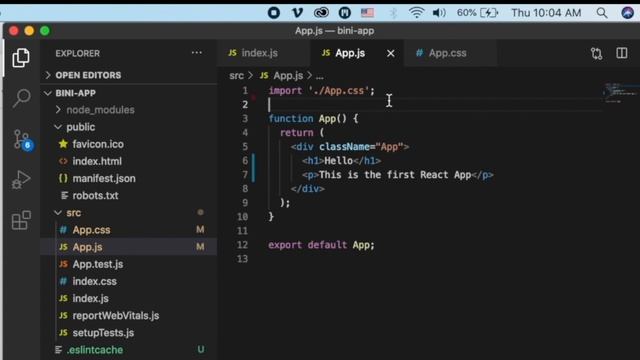 ReactJS Tutorial in Amharic | Part 9 | intro to App.js смотреть онлайн