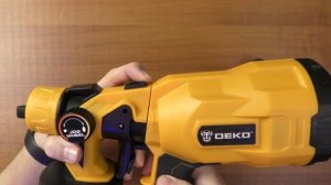 Краскопульт DKSG20K2 - так ли хорош, как популярен? Аккумуляторный краскопульт от DEKO в деле.
