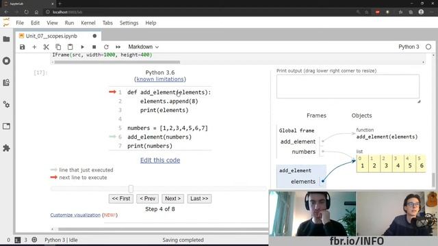Informatik 1: Session 7 - Names, Variables, Scope, Namespace and Pythontutor смотреть онлайн