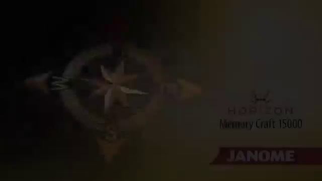 Janome Horizon Memory Craft 15000 смотреть онлайн