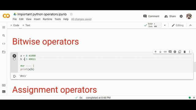 Most important operators in programming languages || Python important operators clear explanation смотреть онлайн