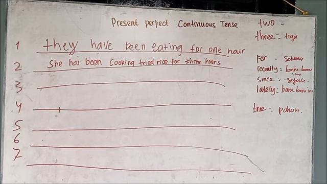 PPL (Internship) di Panti Asuhan Yacan- Learn Present Perfect Continuous Tense смотреть онлайн
