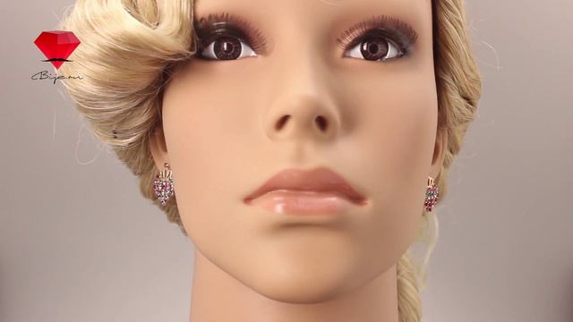 Bije.ru: Серьги с золотым покрытием и разноцветными кристаллами Swarovski Aleksija (Алексия) смотреть онлайн