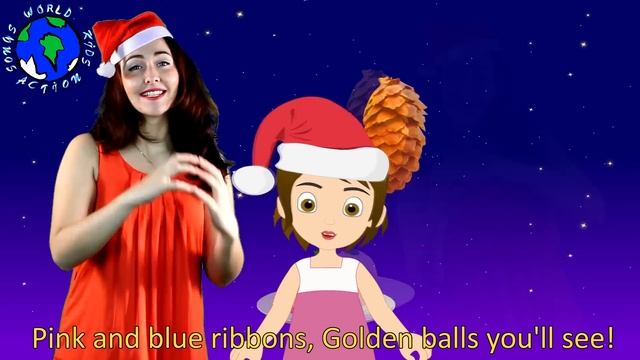 Маленькой ёлочке холодно зимой | Russian Christmas Song | World Kids Action Songs смотреть онлайн