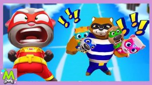 Говорящий Том Погоня Героев Прохождение Всех Боссов на Весь Экран.Берегись Шайка Енотов