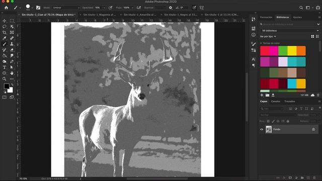 Separación de color (CMYK) en Adobe Photoshop смотреть онлайн