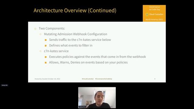 Cloud Custodian Integration With Kubernetes Admission controller - Sonny Shi, Stacklet смотреть онлайн