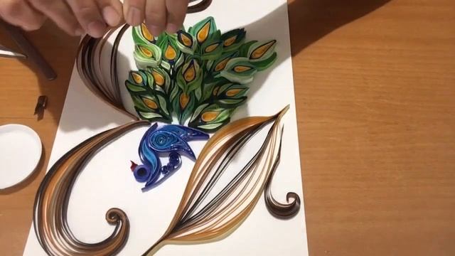 QUILLING PEACOCK TUTORIAL/paper Art By Cathymagat