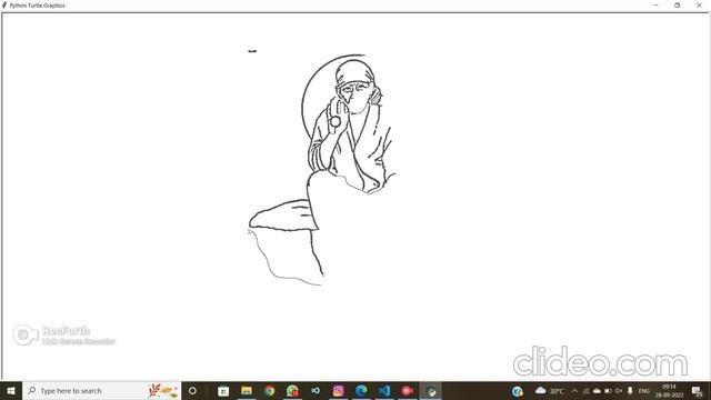Draw Sai Baba Using Python смотреть онлайн