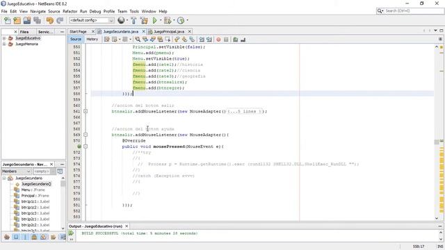 Proyecto Final Tecnología (Juego educativo en JAVA) смотреть онлайн
