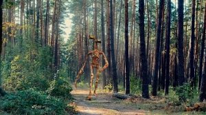 Денис и Диана против Сиреноголового в лесу Nerf Gun Game vs Siren Head