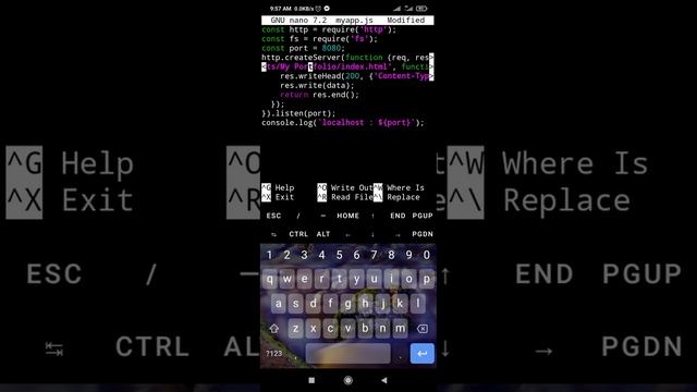 How to Render html in Node js on Android | Node js on Android Using Termux 04 смотреть онлайн