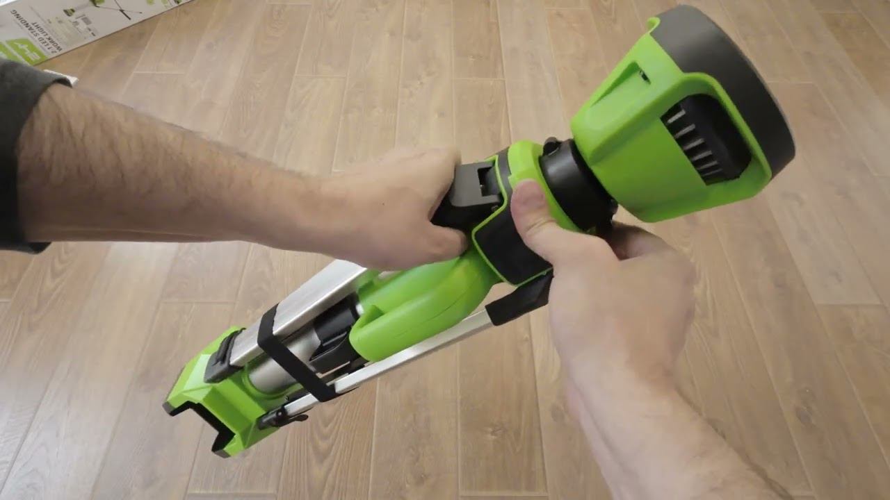 Свет в твоих руках: обзор аккумуляторной LED мачты Greenworks G120WDV смотреть онлайн