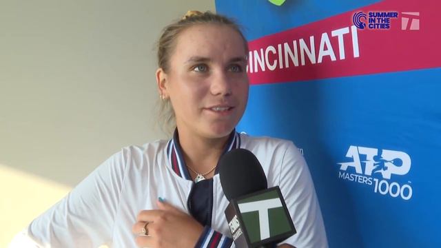 Sofia Kenin: 2019 Cincinnati Quarterfinal Win Tennis Channel Interview