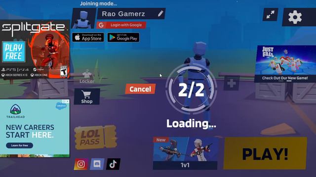1v1 LOL Building Simulator, Battle Royale & Shooting Game смотреть онлайн