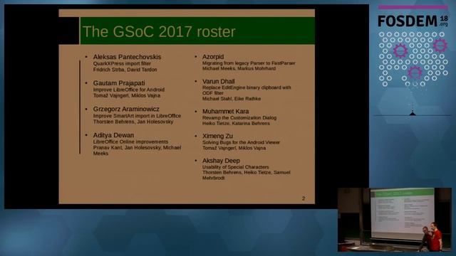 FOSDEM 2018: Open Document Editors – Lightning talk session смотреть онлайн