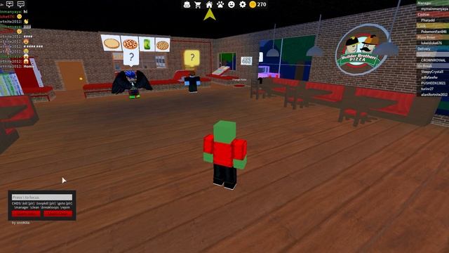 Roblox Work At Pizza Place Hack Script Kill cmds, others смотреть онлайн