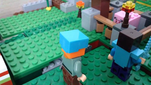 Лего Майнкрафт мультик (2-часть) "продолжение" смотреть онлайн