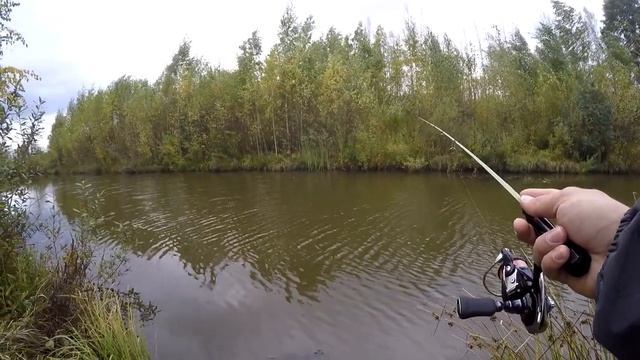 Снова самодельный стеклянный спиннинг. Рыбалка в городе. смотреть онлайн