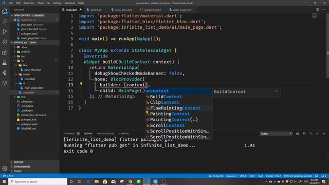 FLUTTER 58. Infinite (Auto Loading) List with BLoC смотреть онлайн