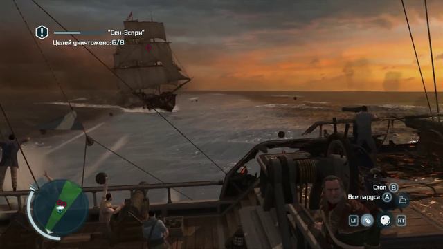 Прохождение Assassin's Creed 3 - Часть 69 — Чесапикское сражение смотреть онлайн