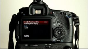 Canon EOS 60D Tutorial 14 - Custom Function Menu 3 AF and Drive