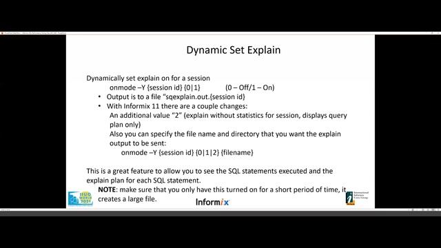 B06 Informix SQL Performance Tuning Tips by Jeff Filippi смотреть онлайн