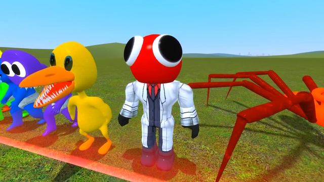 СРАВНЕНИЕ РАЗМЕРОВ ВСЕХ НОВЫХ РАДУЖНЫХ ДРУЗЕЙ В ГАРРИС МОД! RAINBOW FRIENDS В Garry`s Mod!