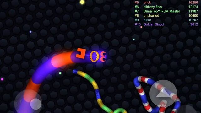 Slither.io Лутчий сервер онлайн битва змей! смотреть онлайн