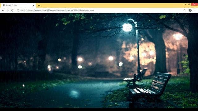 Pure CSS Rain with Lightning Effects | HTML & CSS | Coding Tutorials смотреть онлайн