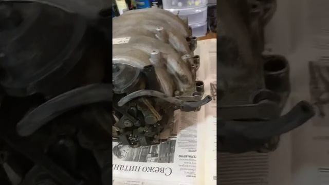 Мерседес 221 ремонт всасывающего коллектора двигатель м272 3,5. смотреть онлайн