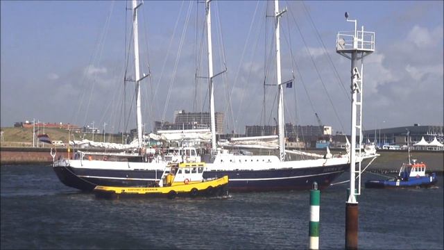 Opleidingszeilschip de eendracht werdt naar binnen gesleept 9-5-2014 смотреть онлайн