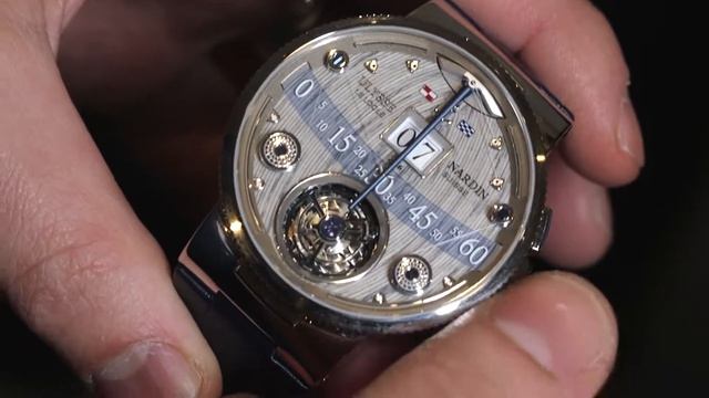 Ulysse Nardin Grand Deck Marine Tourbillon Watch Hands On aBlo смотреть онлайн
