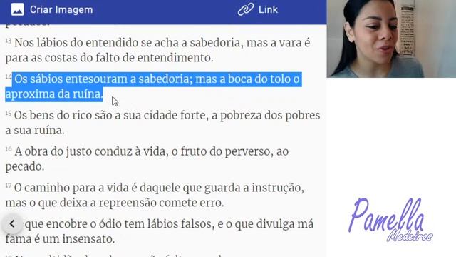 "Sabedoria e Dinheiro" | LIVE Desvendando o Livro da Sabedoria | Pamella Medeiros смотреть онлайн