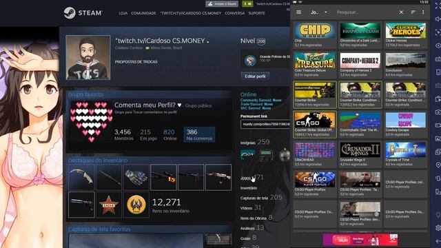 Como ganhar Horas em jogos da Steam (Com seu Celular / PC desligado) смотреть онлайн