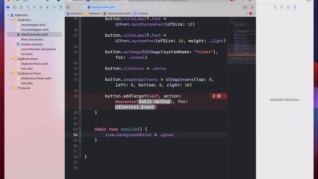 Как нажать на кнопку UIButton программно (Xcode 12, Swift 5) / mrGURU смотреть онлайн