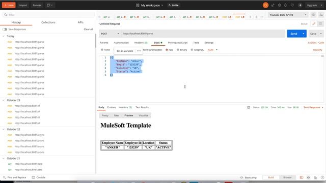 Parse Template In Mule4 | Mule 4 | Mule 4.3.0 | Anypoint Studio 7.6.0 смотреть онлайн