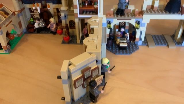 LEGO Harry Potter Hogwarts Sets Connected! Great Hall, Whomping Willow, Clocktower, Astronomy Tower смотреть онлайн
