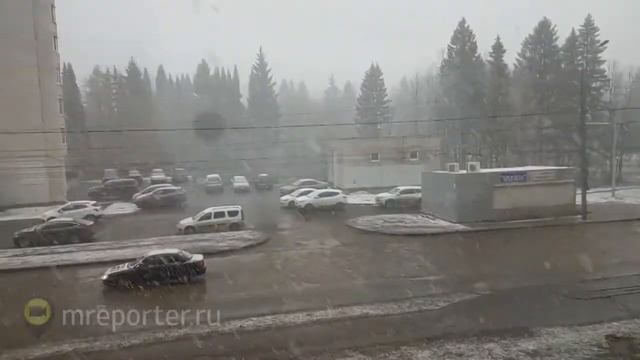 В Ижевске пошёл снег 24 апреля 2018 смотреть онлайн
