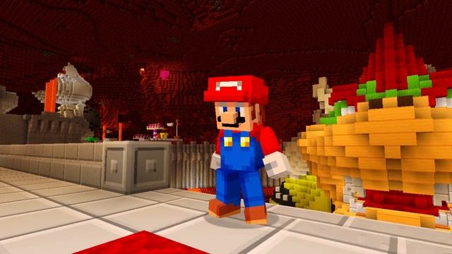 Minecraft - Super Mario Skin Release Trailer смотреть онлайн