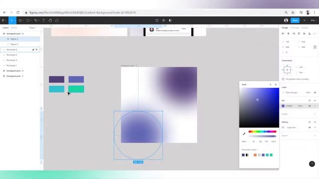 Membuat Gradient Background di Figma смотреть онлайн