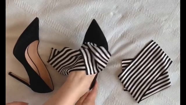 Как красиво оформить туфли_ Лайфхак!