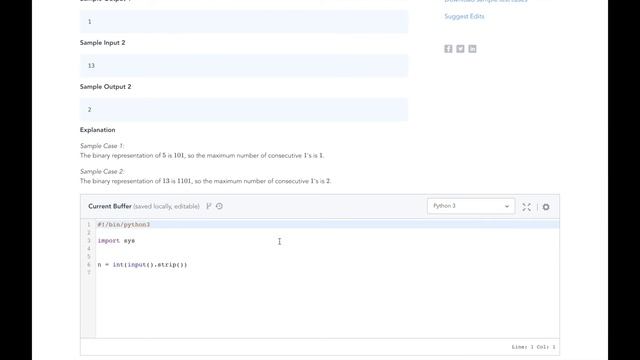 HackerRank Day 10: Binary Numbers | Python смотреть онлайн