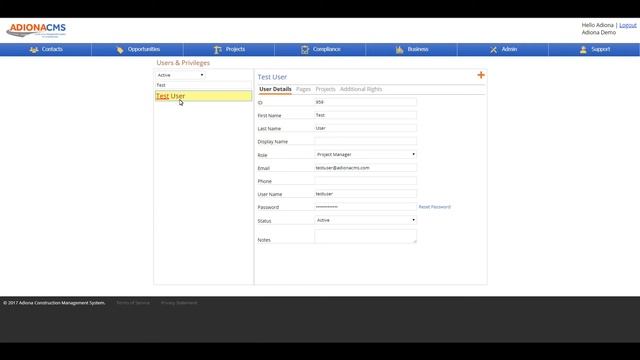 Admin Module - Users Rights & Privileges смотреть онлайн